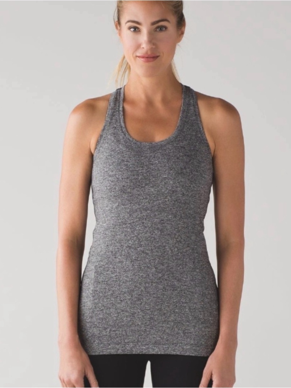 Lululemon Hip-Length Racerback Tank
Heathered grey, size 6